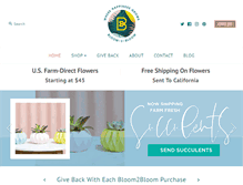 Tablet Screenshot of bloom2bloom.com